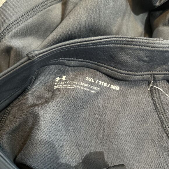 Under Armour Women's Plus 3XL Black Gray Fleece Lined Zip Jacket Mock Neck - Picture 9 of 11